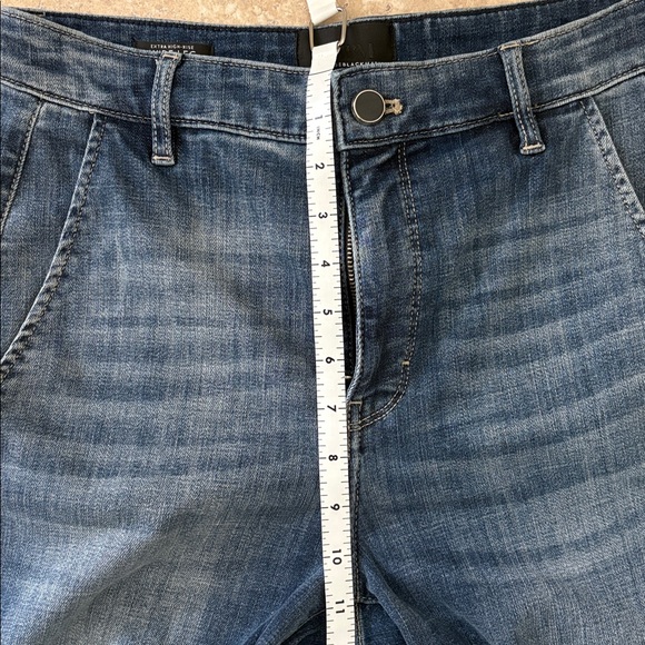 White House Black Market Denim wide leg jeans 6 - Picture 4 of 10